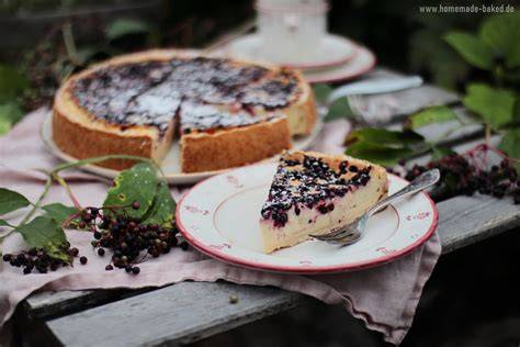 Holunderbeeren Käsekuchen in der Springform