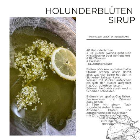 Holunderblütensirup im Sommer: Verwendungsideen