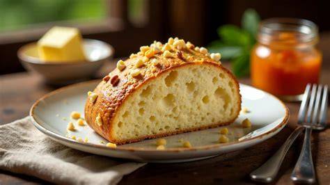 Honey-Butter-Brioche-Toast mit Gittereinschnitten