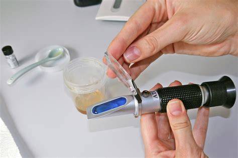 Honig Wassergehalt Messung Refraktometer