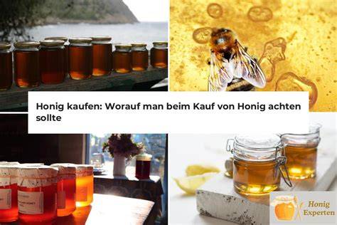 Honig in dunklen Glasbehältern, korrekt gelagert