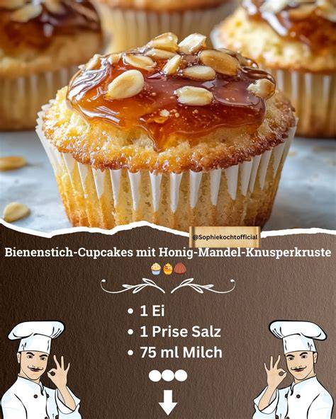 Honig und Backpulver Zutaten auf Holzbrett