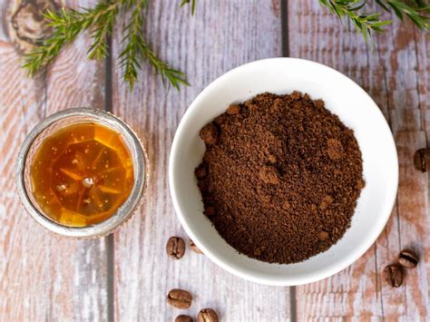 Honig und Kaffee Paste im Glas