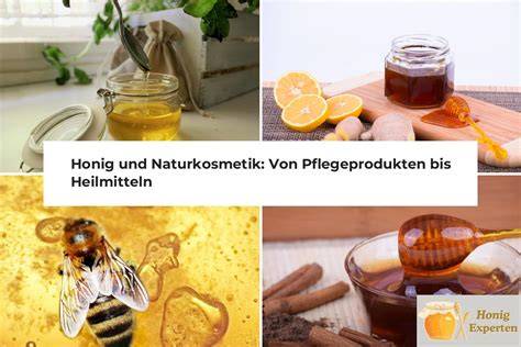 Honig und Naturkosmetik-Mischung