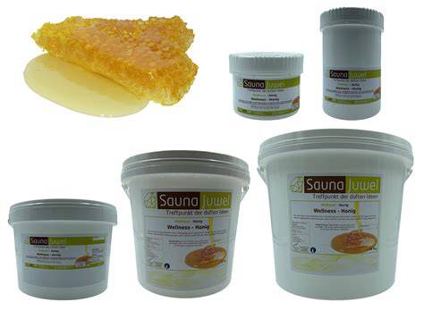 Honig und Wellness in der Sauna