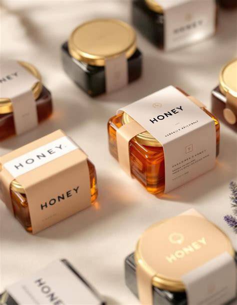 Honig-Firmennamen und Branding