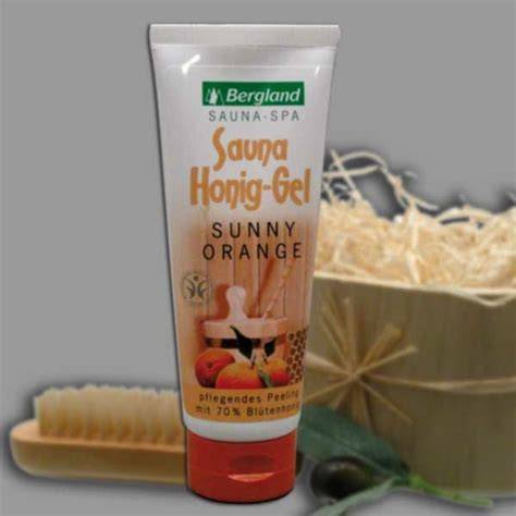 Honig-Gel und Peelingprodukte