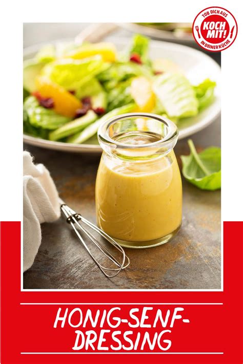 Honig-Senf-Dressing Schüssel