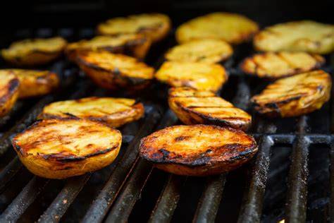 Honig-Senf-Kartoffeln auf dem Grill