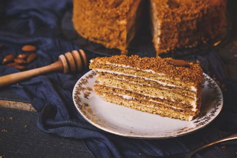 Honigkuchen mit kandisgesüßter Glasur