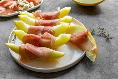 Honigmelone als Snack mit und ohne Schale
