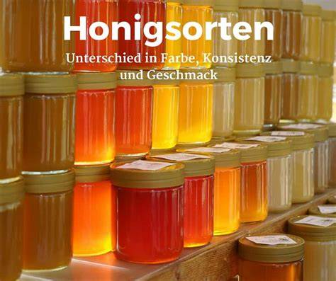 Honigsorten: Farben und Konsistenz