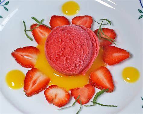 Honigtaler zum Sorbet