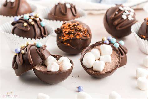 Hot Chocolate Bombs Dekorierte Kugeln