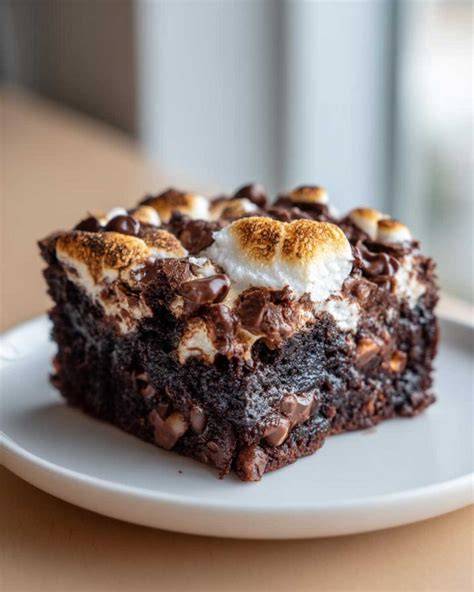 Hot Chocolate Brownie mit schmelzender Glasur