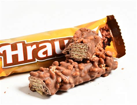 Hraun Schokoriegel mit Lava-Struktur