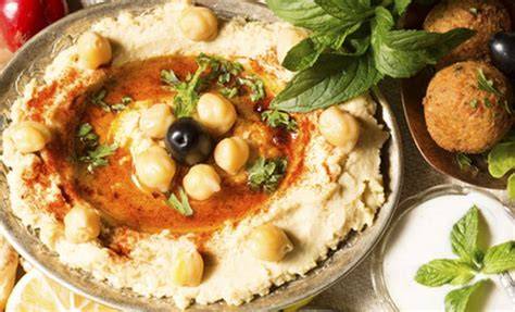 Hummus-Ursprung, arabische und israelische Küche