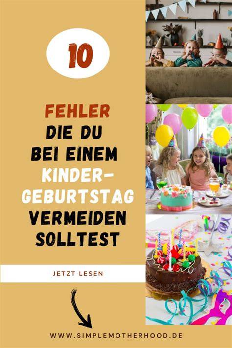 Humorvolle Szene bei Kindergeburtstag
