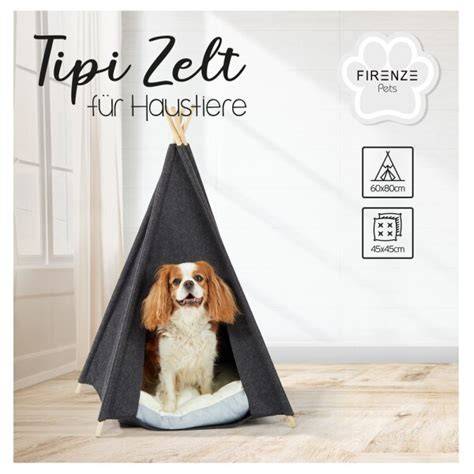 Hundehalstuch und Tipi für Haustiere von Zucker & Zimt Design