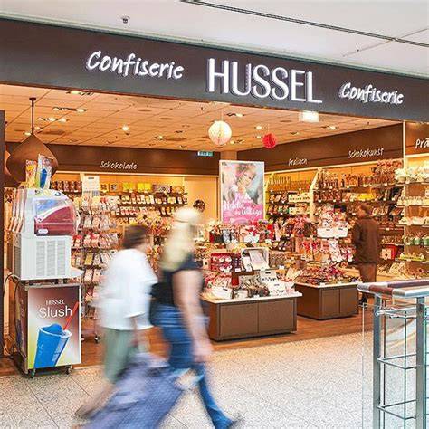 Hussel Confiserie Shop mit Pralinenvielfalt
