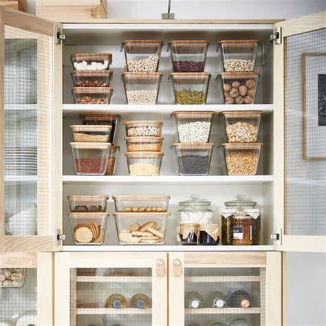 IKEA Vorratsdosen Übersicht im Küchenschrank