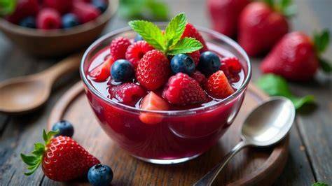 Ideen für Toppings: Beeren, Kompott, Nüsse, Sirup