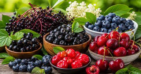 Illustration: Anthocyane in Beeren