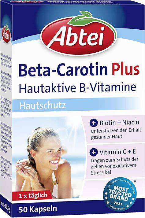 Illustration: Beta-Carotin wirkt als Hautschutz