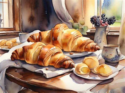 Illustration: Entstehungsgeschichte des Croissants