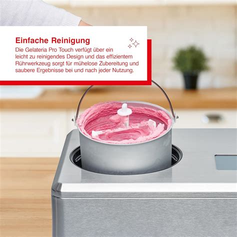 Illustration: Funktionsübersicht der Gelateria Pro Touch 8502