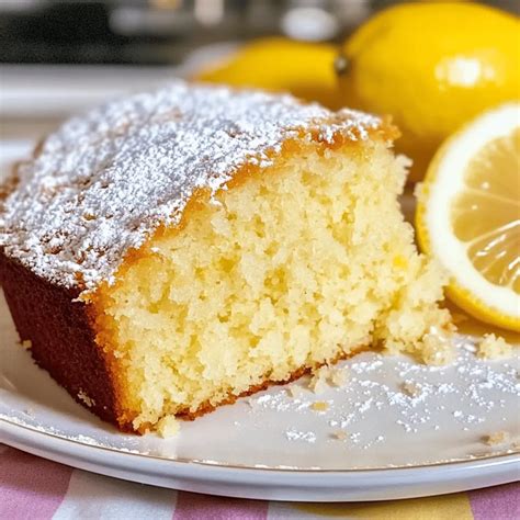 Illustration: Zitronenkuchen mit Joghurt - Luftige Teigstruktur