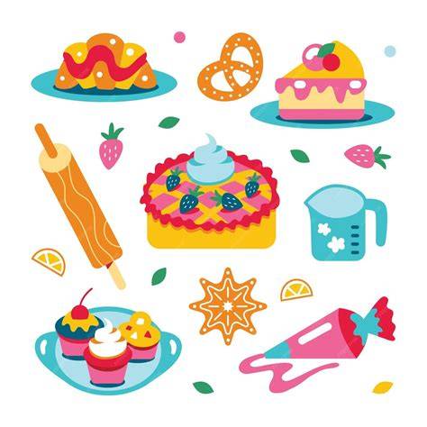 Illustration: Zutaten und Utensilien für Royal Icing