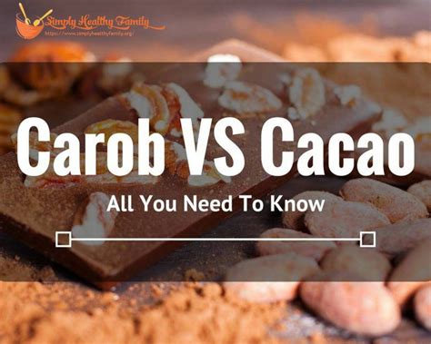 Illustration Unterschied Caro vs. Kakaopulver / Carob