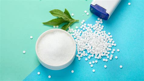 Illustration der typischen Inhaltsstoffe: Süßungsmittel, Polydextrose, Gellan