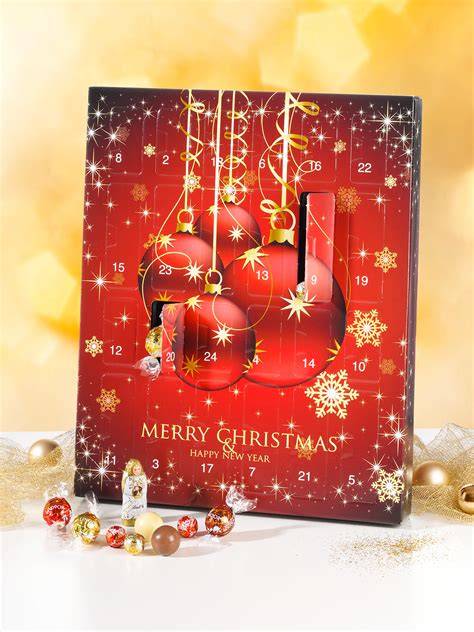 Illustration verschiedener Lindt Adventskalender Motive