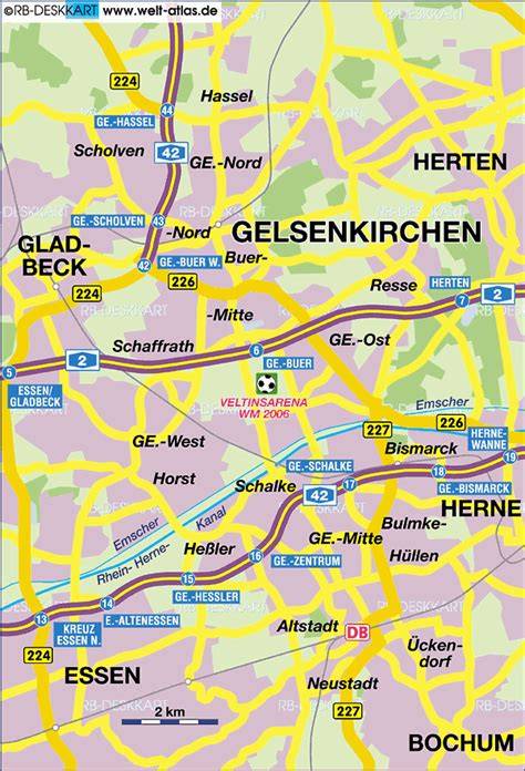 Imker-Karte Gelsenkirchen und Umgebung
