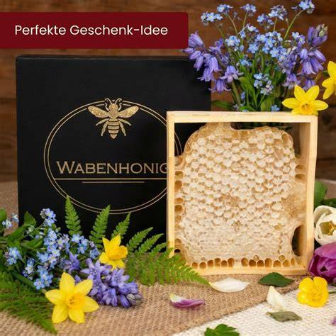 Individuell bedruckte Geschenkbox „Honig vom Imker“ mit Sichtfenster