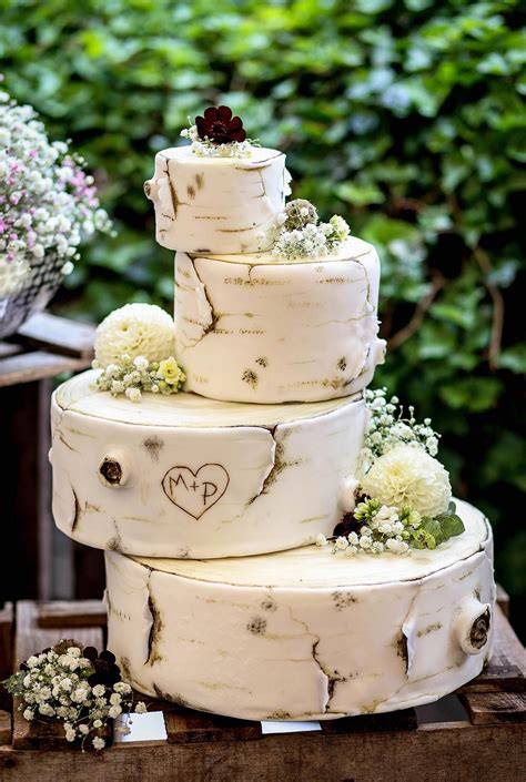 Individuell dekorierte Hochzeitstorten als Inspiration