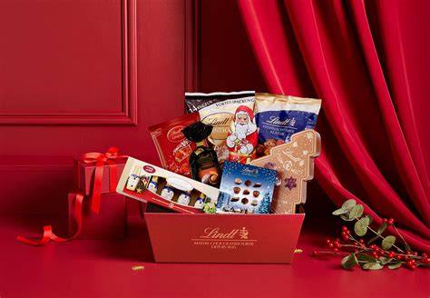Individuell gestaltete Lindt Geschenkkörbe