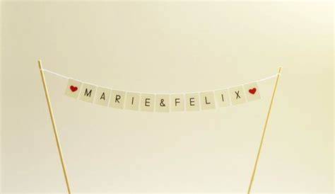 Individuelle Tortengirlande als Cake Topper