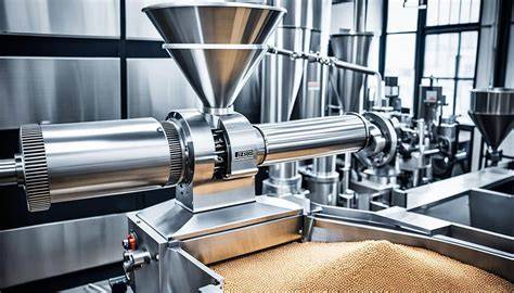 Industrielle Eiswaffel-Produktion und Teigzubereitung