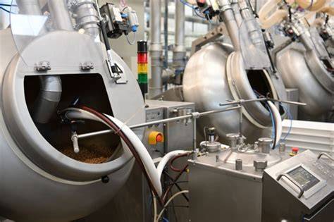 Industrielle Maschinen für Schokoladenverarbeitung
