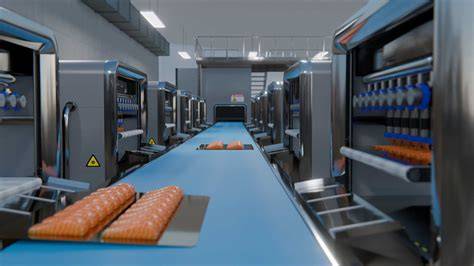 Industrielle Produktionsstraße für Schokoladenprodukte