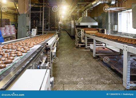 Industrieller Eisproduktionsprozess (Produktionsstraße)