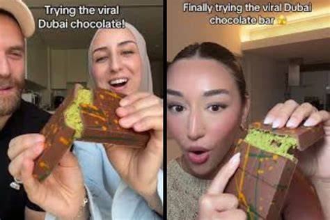 Influencer unboxing Dubai Chocolate - Social Media Hype