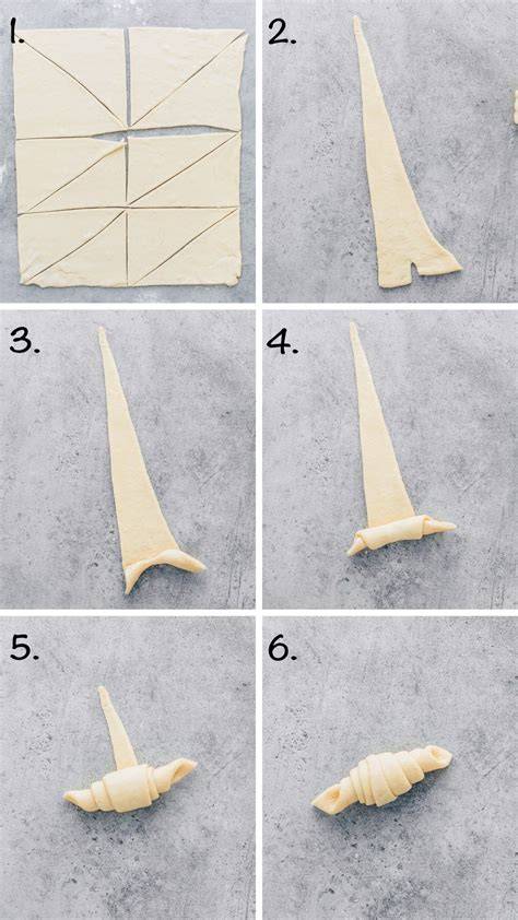 Infografik: Überblick Croissant-Varianten aus Blätterteig und Plunderteig