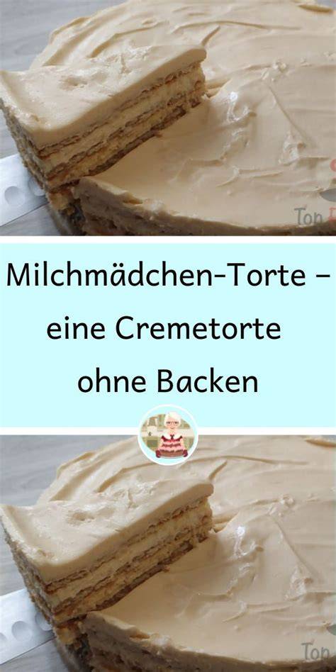 Infografik: Ablaufplan zur Zubereitung einer Milchmädchen-Torte ohne Backen