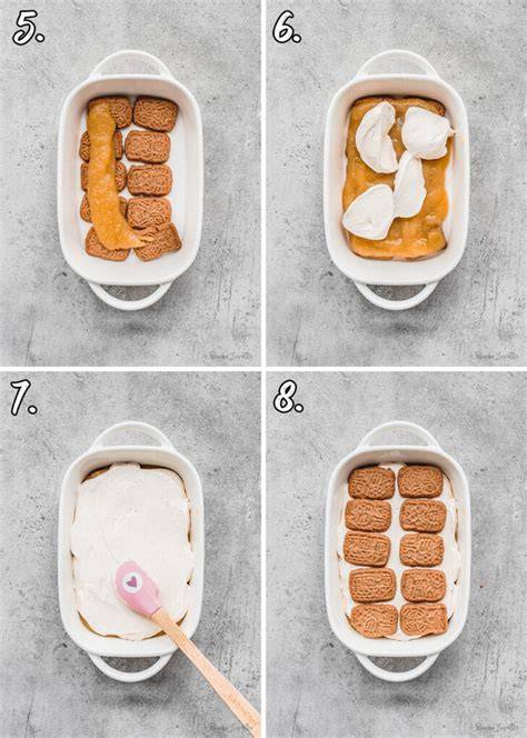 Infografik: Ablaufschema Kürbis-Dessert (Zubereitung, Schichten, Serviervorschläge)