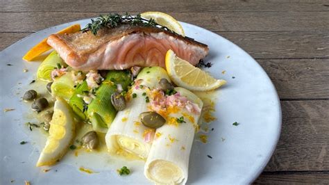 Infografik: Aromenräder für Fisch-Hauptgang und Dessert (Zitrus, Kräuter, Salz, Süße)