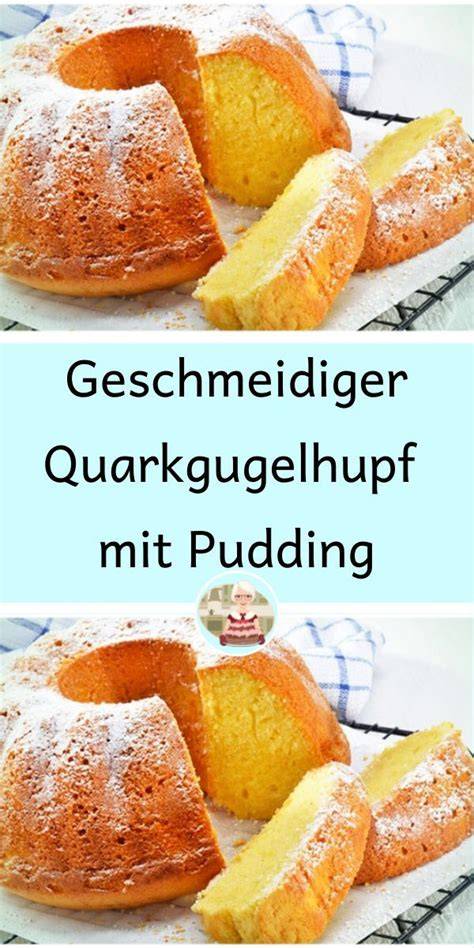 Infografik: Aufbau Quarkgugelhupf mit Puddingfüllung
